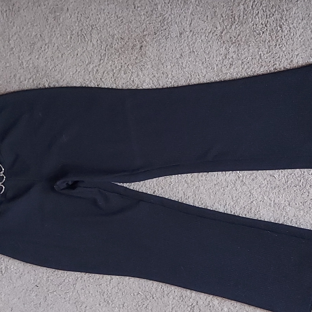 Black glittery pants